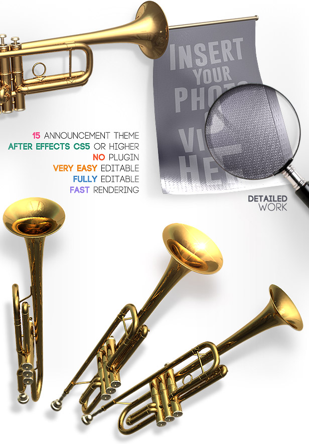 小号公告-VIDEOHIVE – TRUMPET ANNOUNCEMENT – 18405761