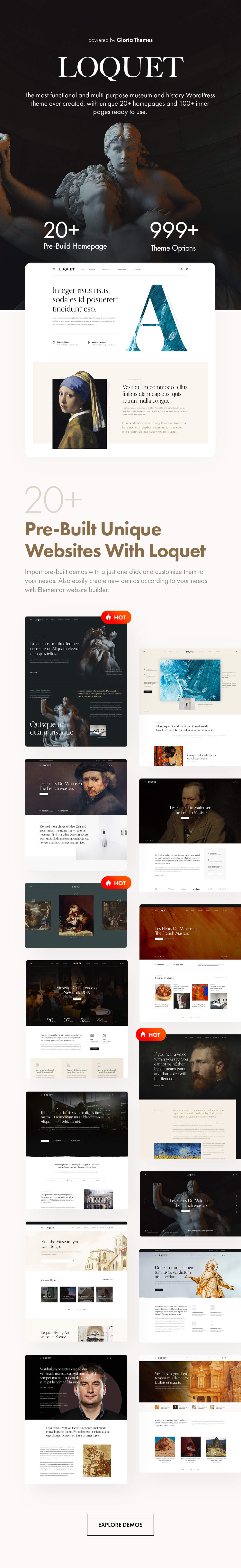 WordPress museum theme