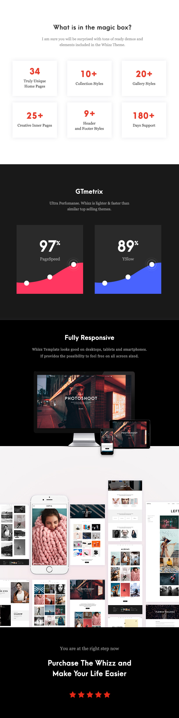 Whizz -  Photography Template - 4