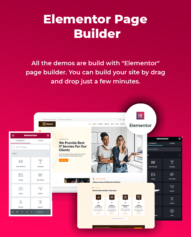 Elementor Builder Available