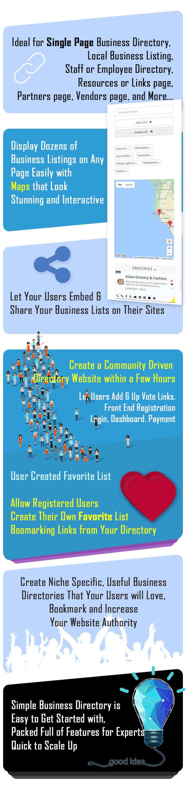 Simple Business Directory with Maps, Store Locator, Distance Search - 10