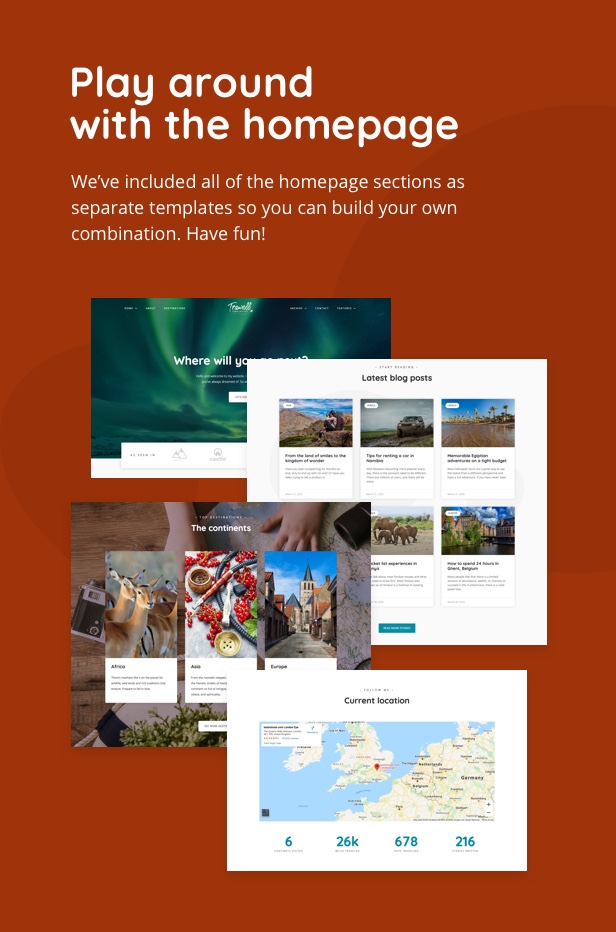 Trawell - Travel Blog Elementor Template Kit