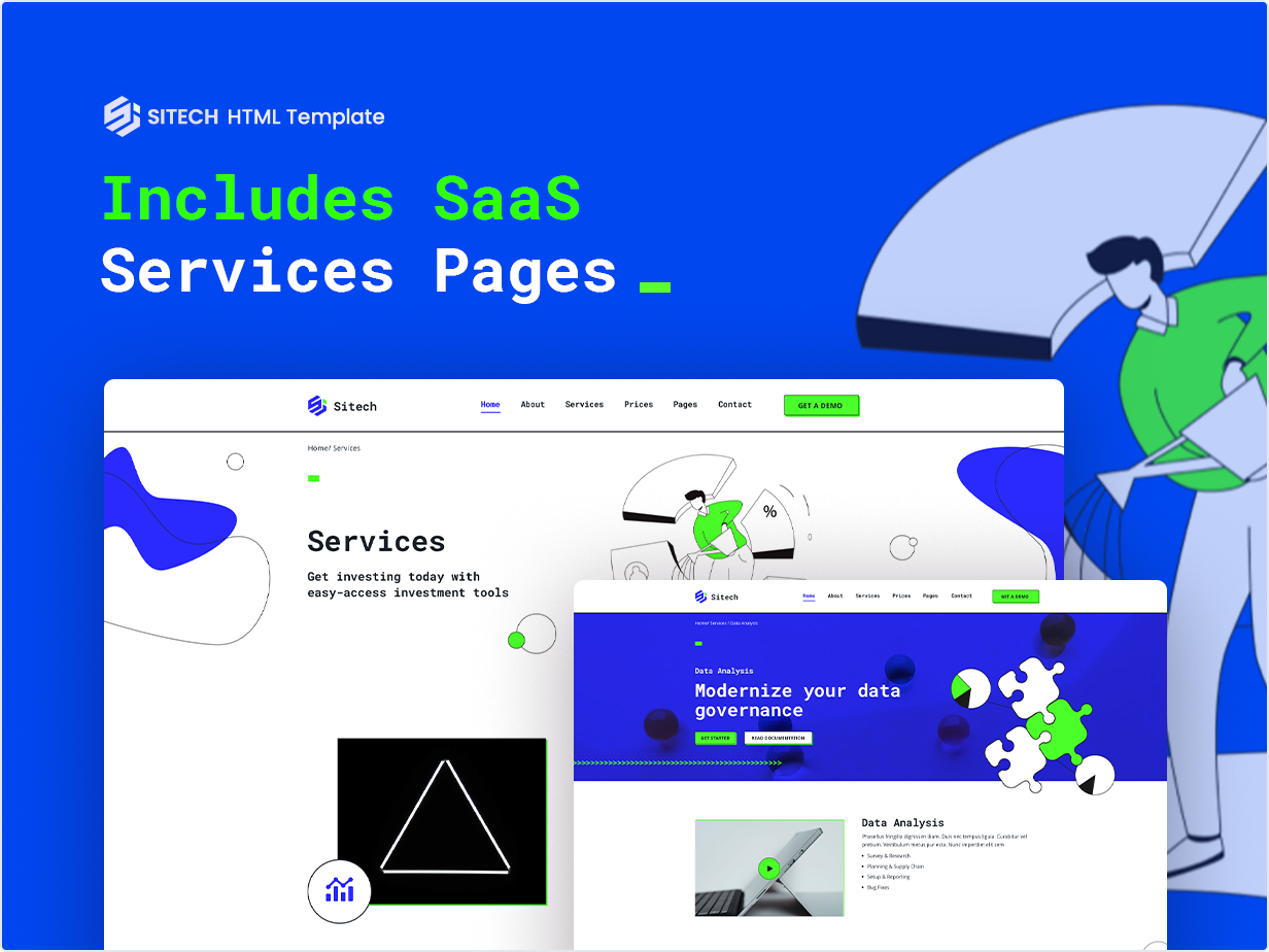 Includes SaaS Services Pages