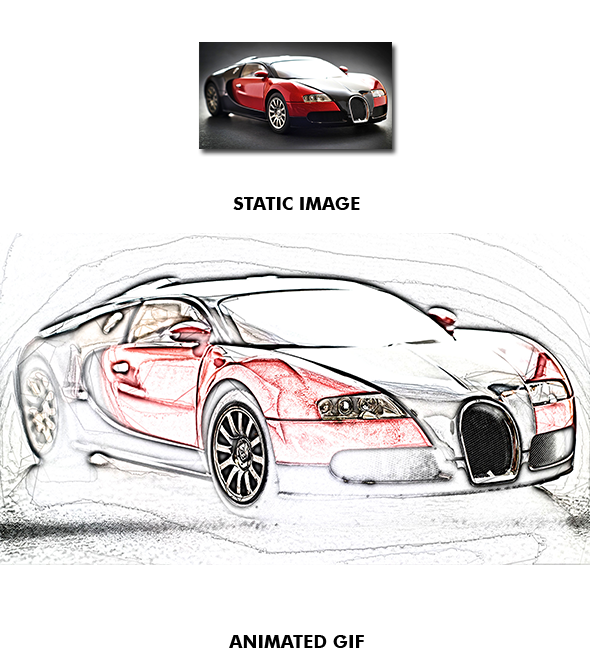 Gif Animated Sketch Photoshop Action - 18