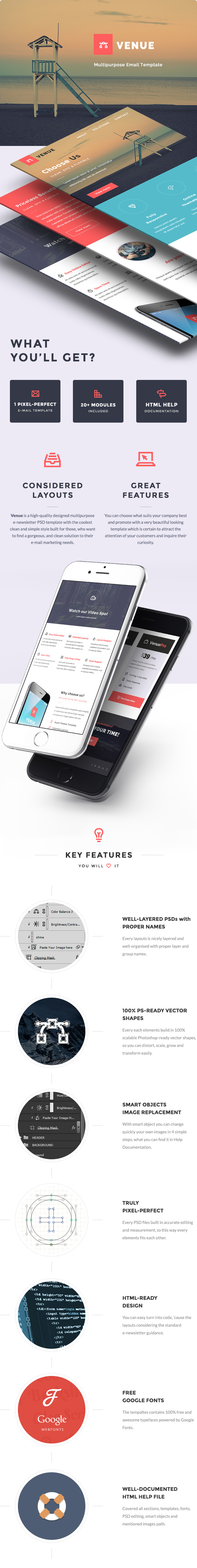 Venue - Multipurpose E-newsletter Template by ThemeManufactory ...