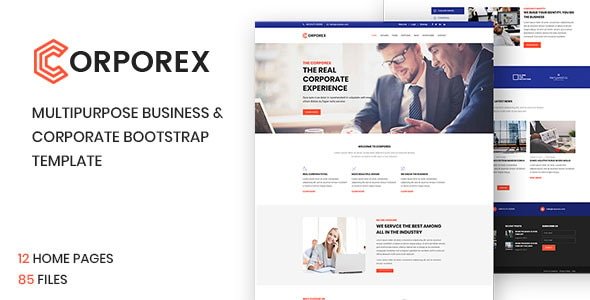 corporex psd template