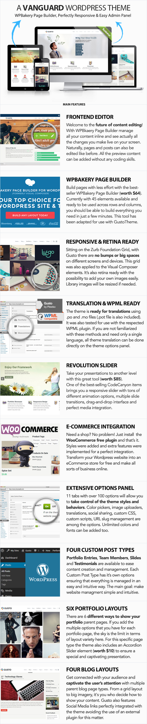 Gusto - Vanguard WordPress Theme - 2