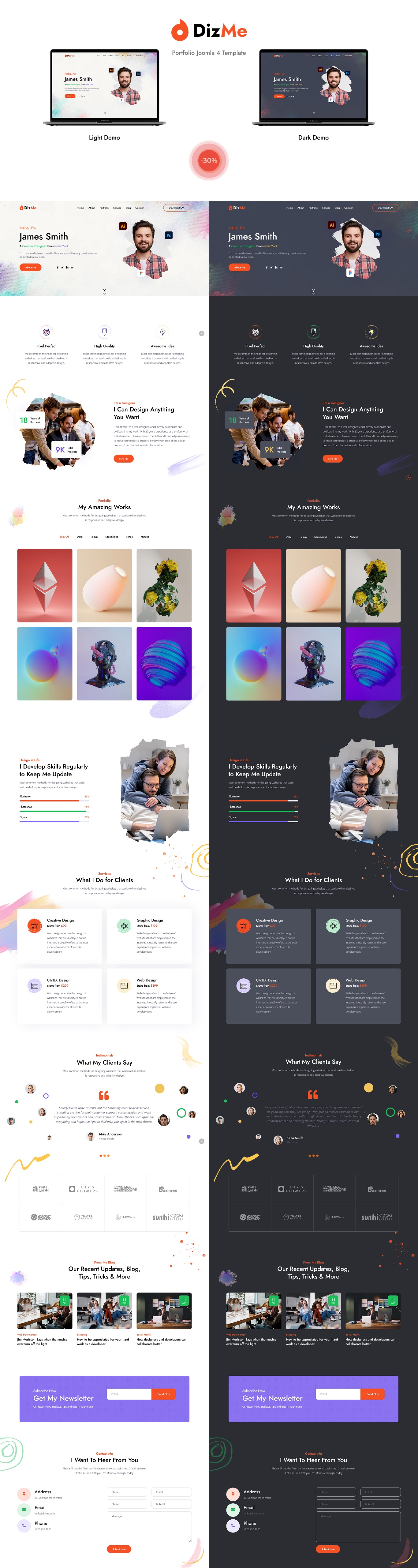dizme joomla4 template