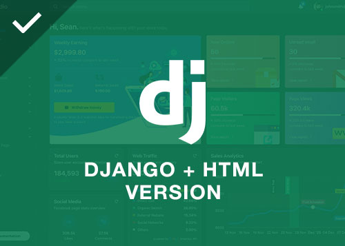 Studio - Django 5.0 + HTML Admin Template - 7