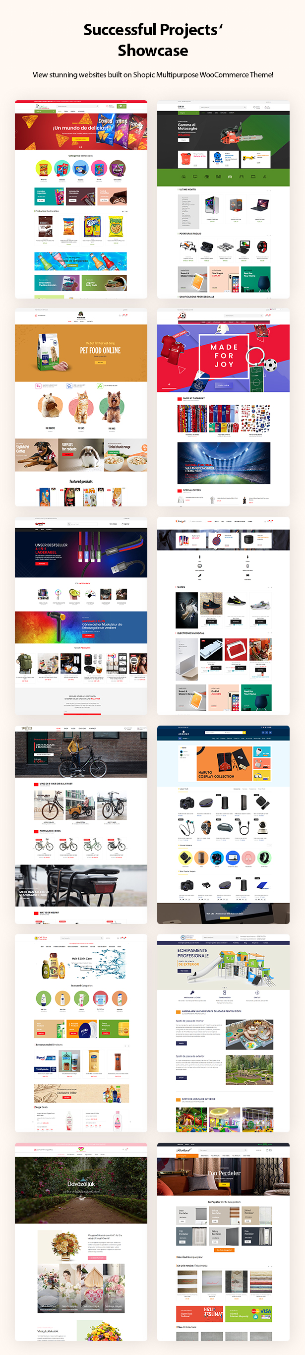 Websites Shopic - Multipurpose WooCommerce WordPress Theme