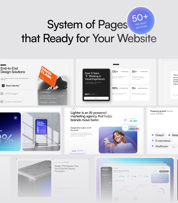 Lighter – Creative Agency & Portfolio WordPress Theme
