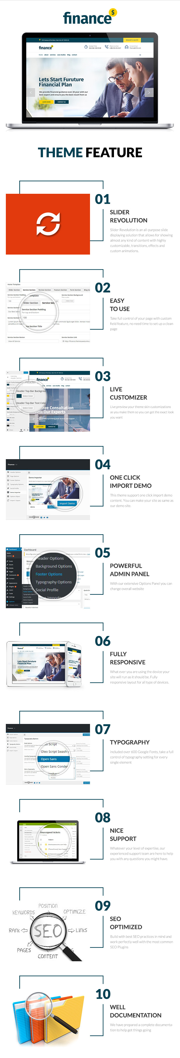 Finance - Business Accounting WordPress Theme - 4