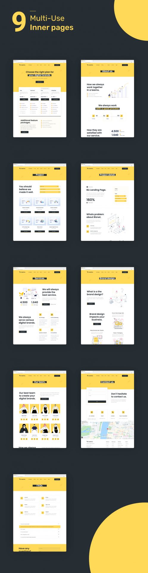 Creativic - Creative Agency Elementor Template Kit - 2