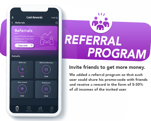 Cash Rewards - CPI Offers & Rewards App + PHP Laravel Admin Panel - 7 Cash Rewards - CPI Offers & Rewards App + PHP Laravel Admin Panel - 7