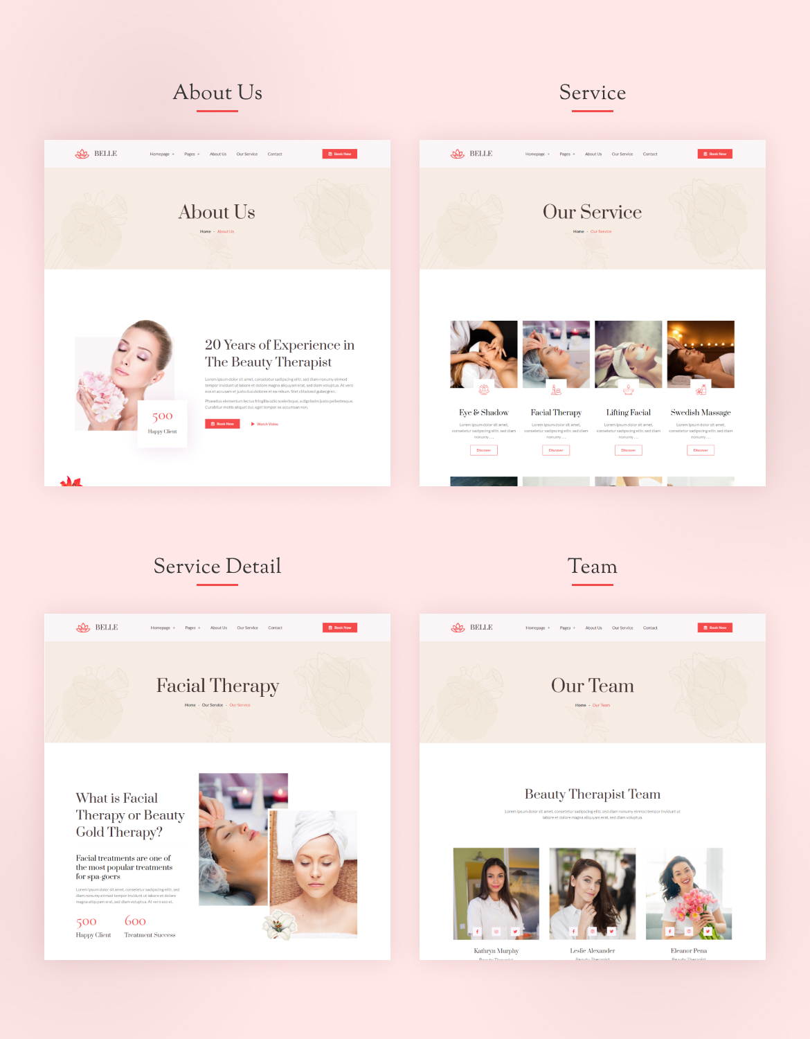 Belle - Spa Massage & Wellness Elementor Template Kit - 2