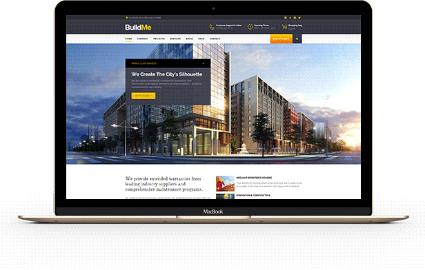 BuildMe - Construction & Architectural WP Theme