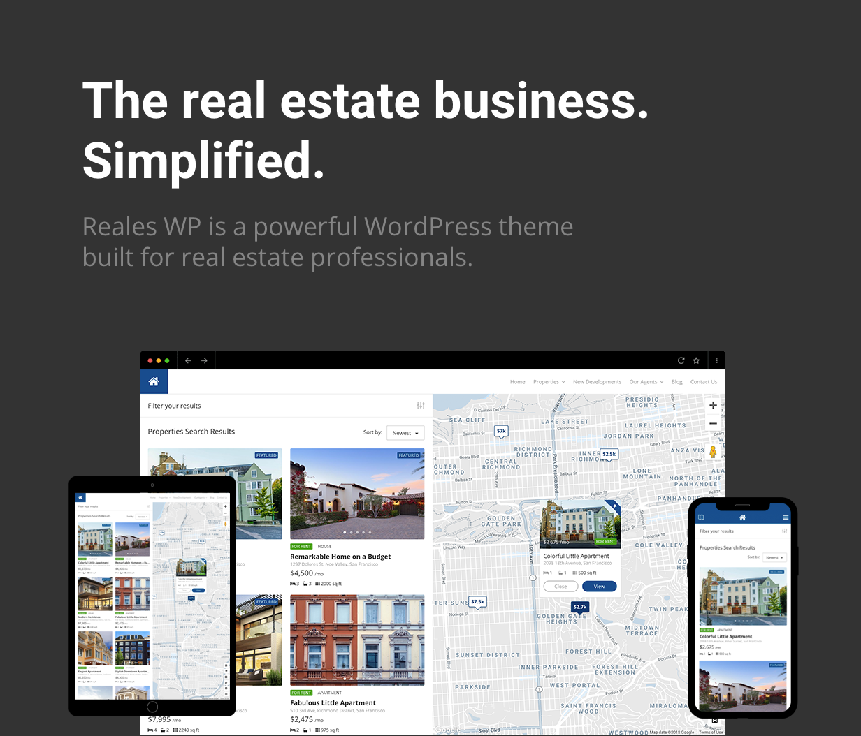 Real WP – Real Estate WordPress Theme – 1