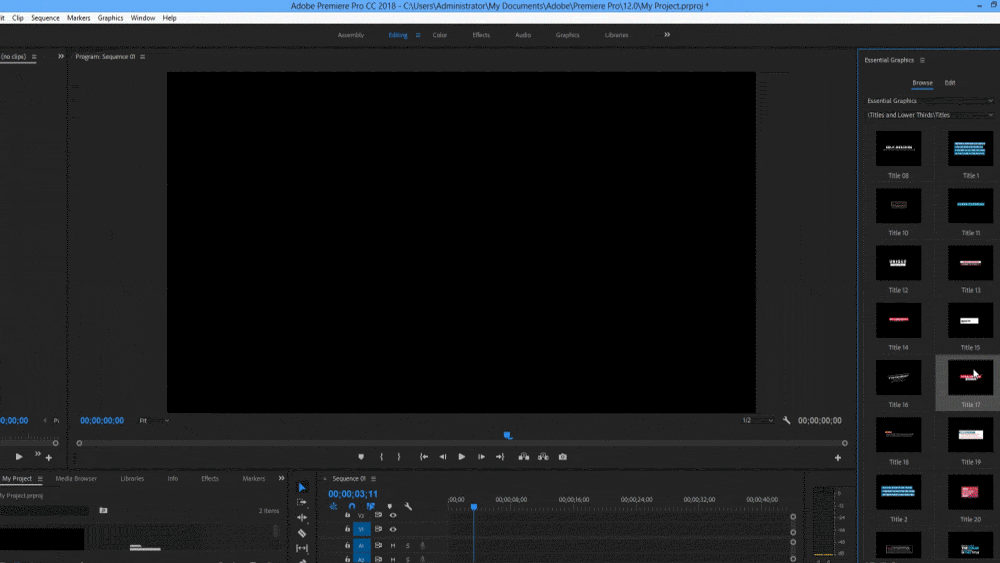 Auto Resizing Titles and Lower Thirds - 3