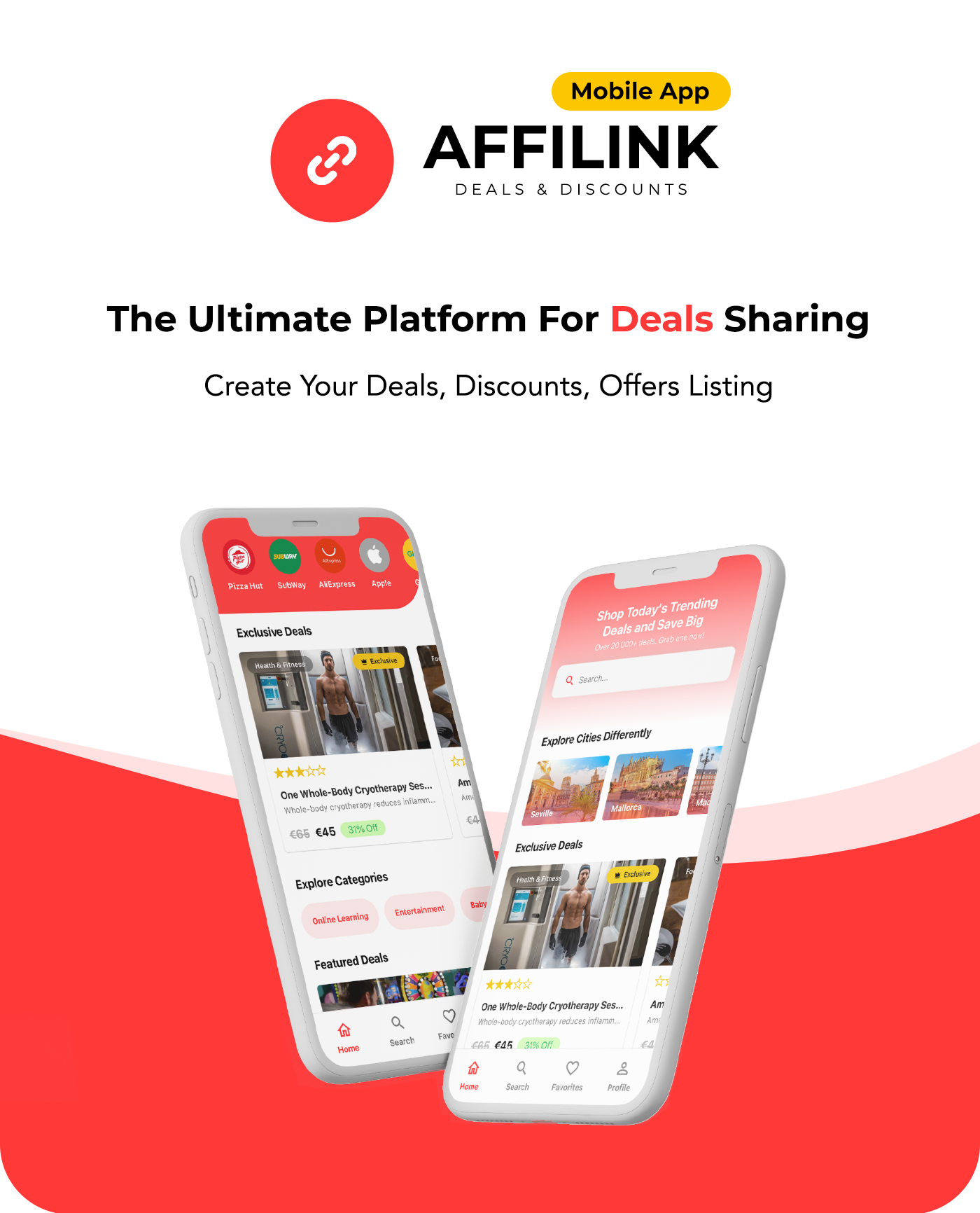 AffiLink Mobile - Affiliate Link Sharing Platform - 1