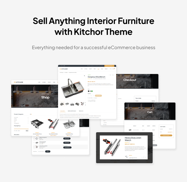 Kitchor Interior Design WordPress Theme