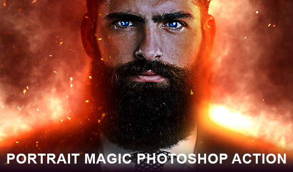 Portrait magic Photoshop action