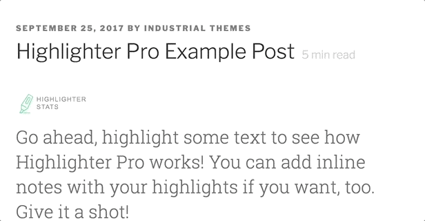 Highlighter Pro: A Medium.com-Inspired Text Highlighting and Inline Commenting Tool for WordPress - 8