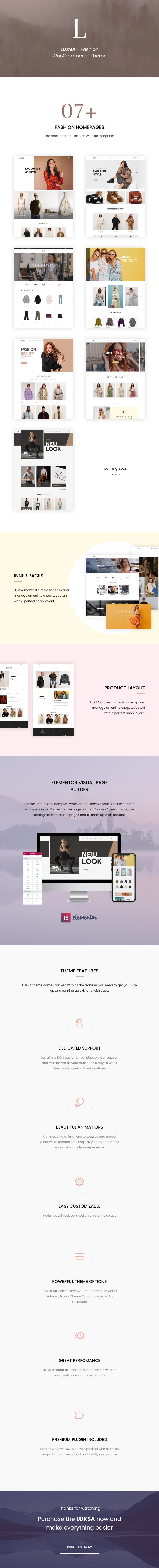 LUXSA - Fashion WooCommerce Theme