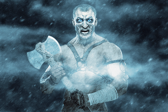 Snow Walker Animated Photoshop Action - 2