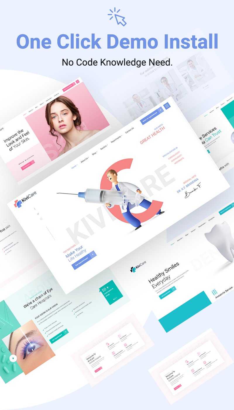 KiviCare - Medical Clinic & Patient Management WordPress Theme - 17