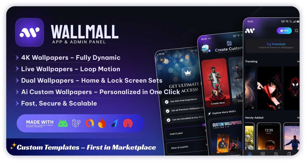 Wallmall - AI Style Wallpaper App