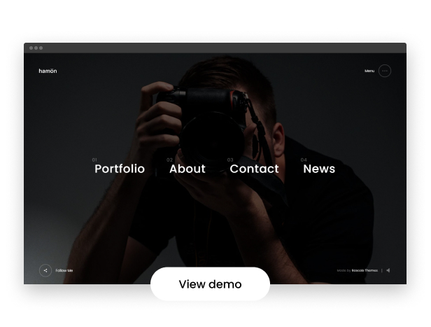 Hamon - Ajax Photography WordPress Theme - 6