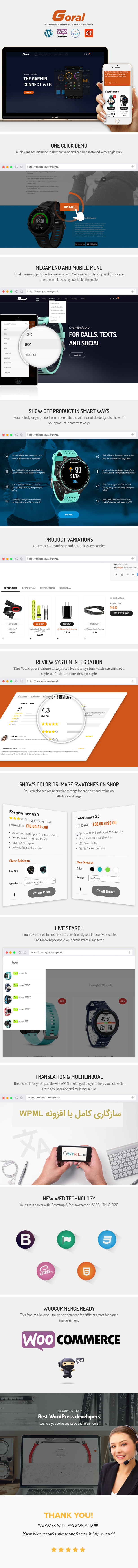 Goral SmartWatch - Single Product Woocommerce WordPress Theme - 1