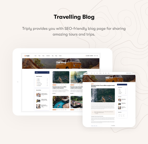 Triply - Blog du lịch WordPress Theme