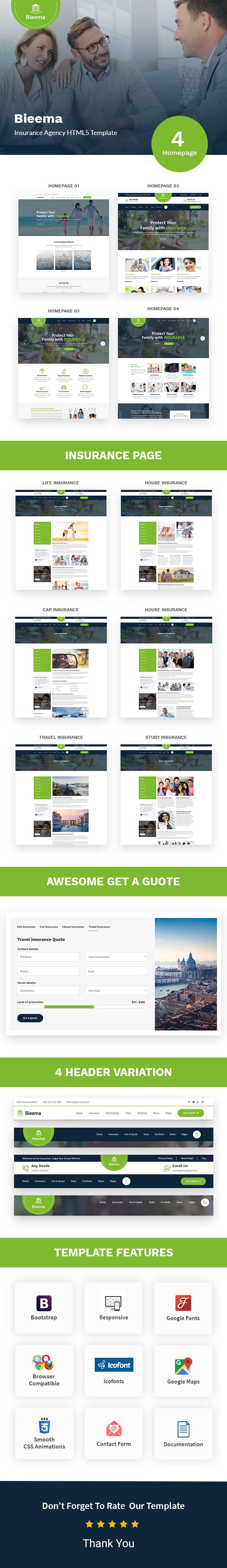 Insurance HTML5 Template