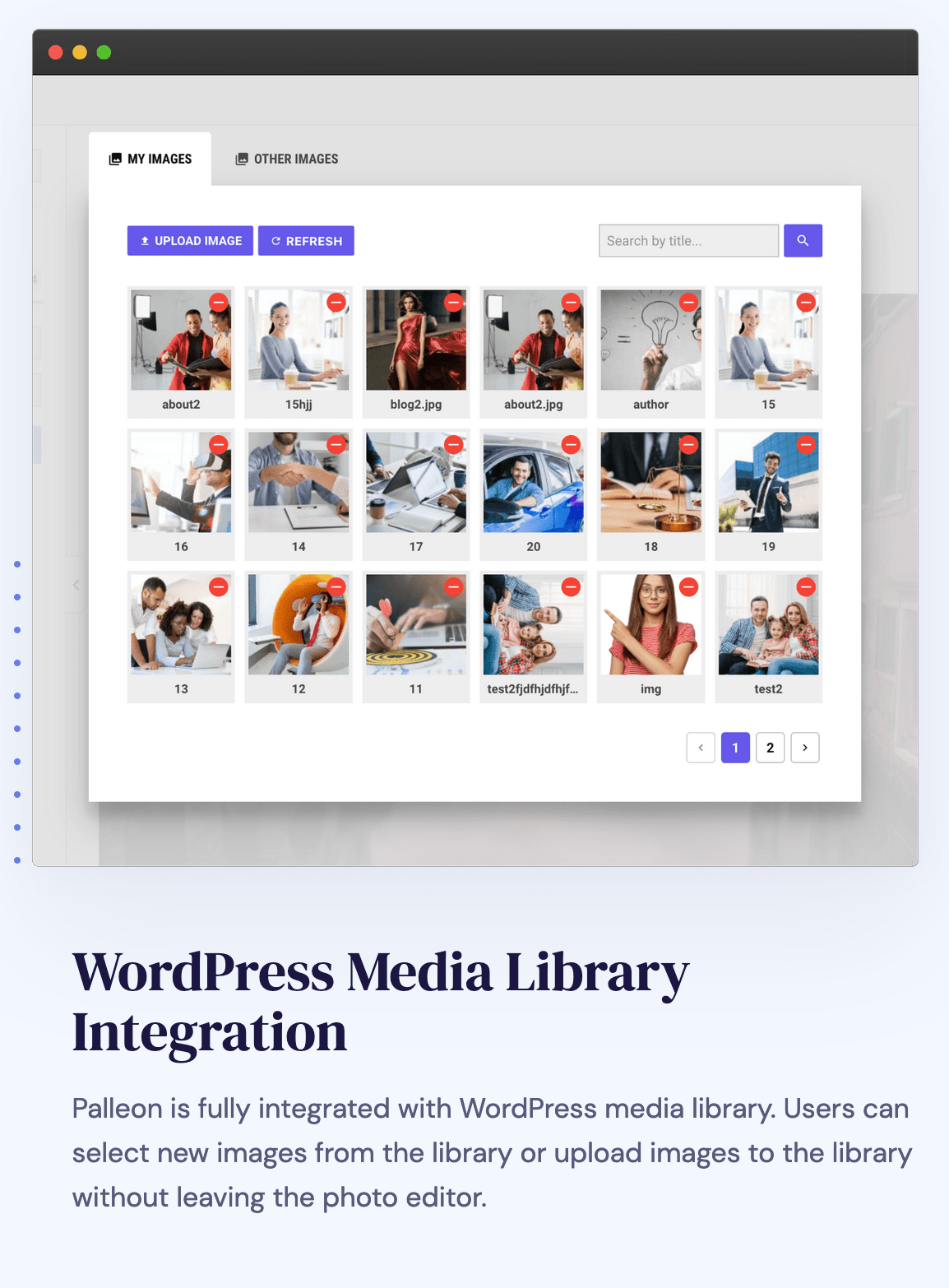 WordPress Media Library Integration