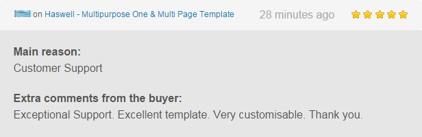Haswell - Multipurpose One & Multi Page Template - 23