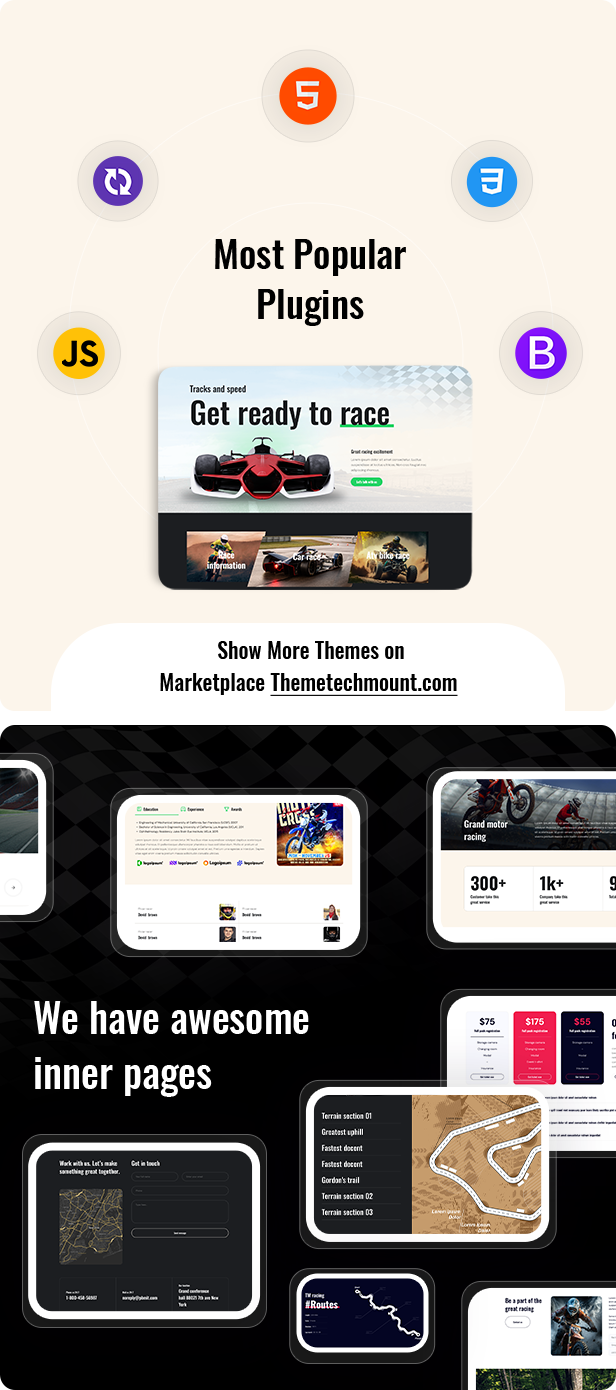 Race & Sports Events HTML Template