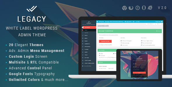 Material - White Label WordPress Admin Theme - 2