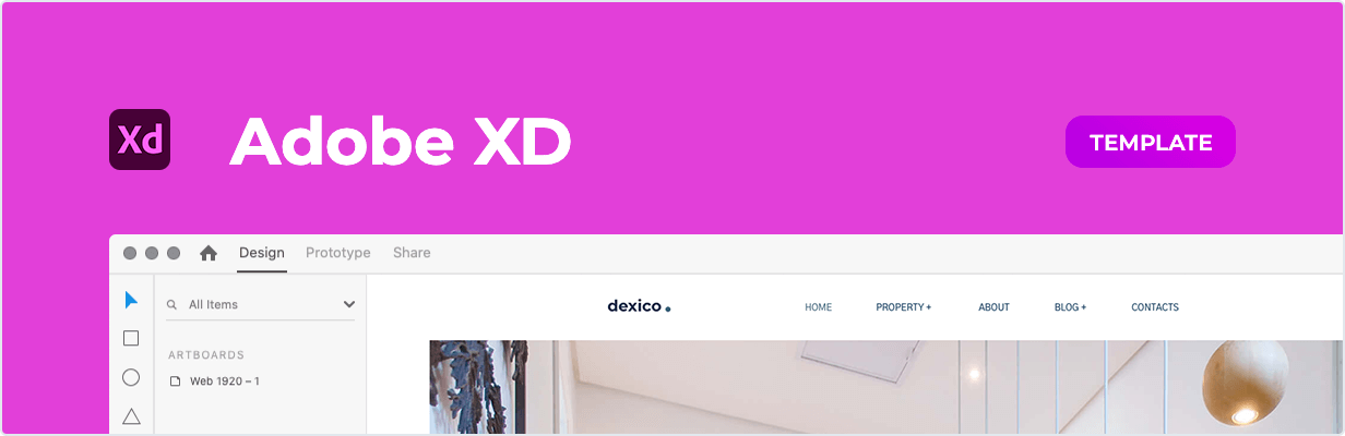 Dexico – Apartment Rent Template for XD