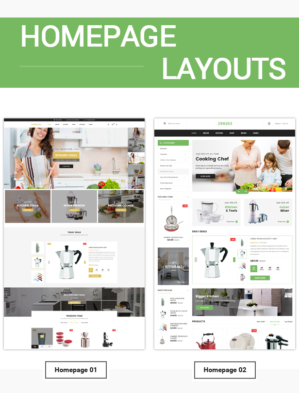 Responsive Technology WooCommerce WordPress Theme - Homepage