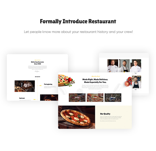 Poco - Fast Food Restaurant WordPress Theme - Proper Restaurant Introduction