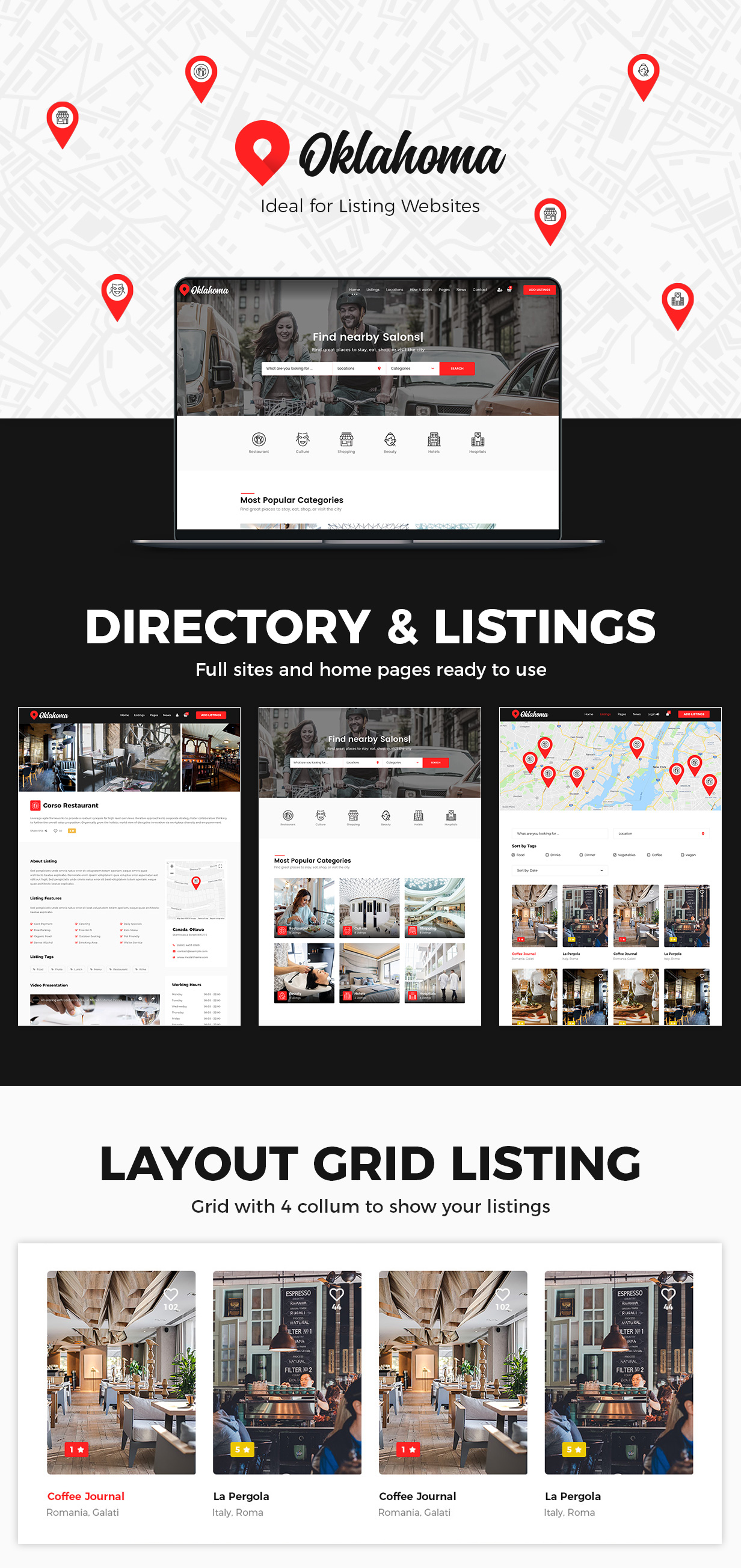 Oklahoma - Directory & Listings WordPress Theme - 3