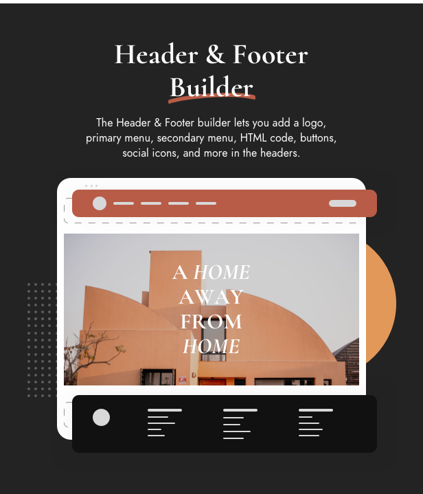 Header & Footer Builder