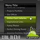 Vertical Scrolling Menu XML AS3
