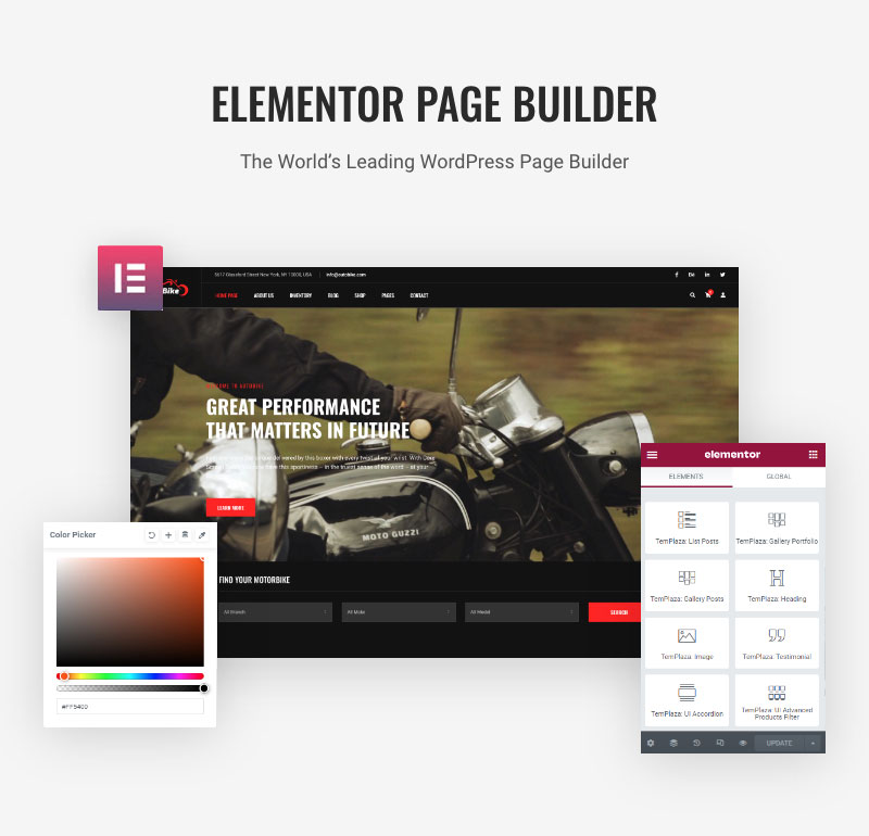 Autobike - Motorcycle Store & Bike Rental Services WordPress Theme - 5