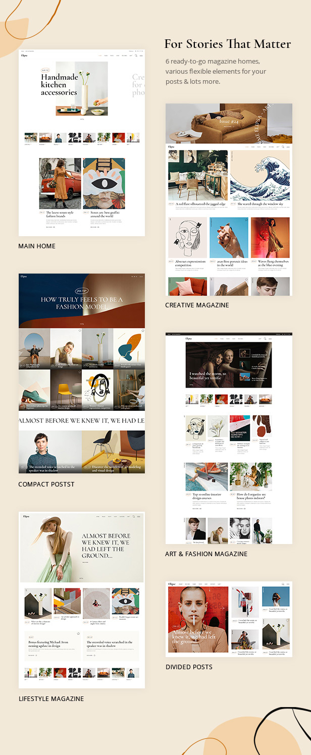 Elipsa - Creative Magazine Theme - 1