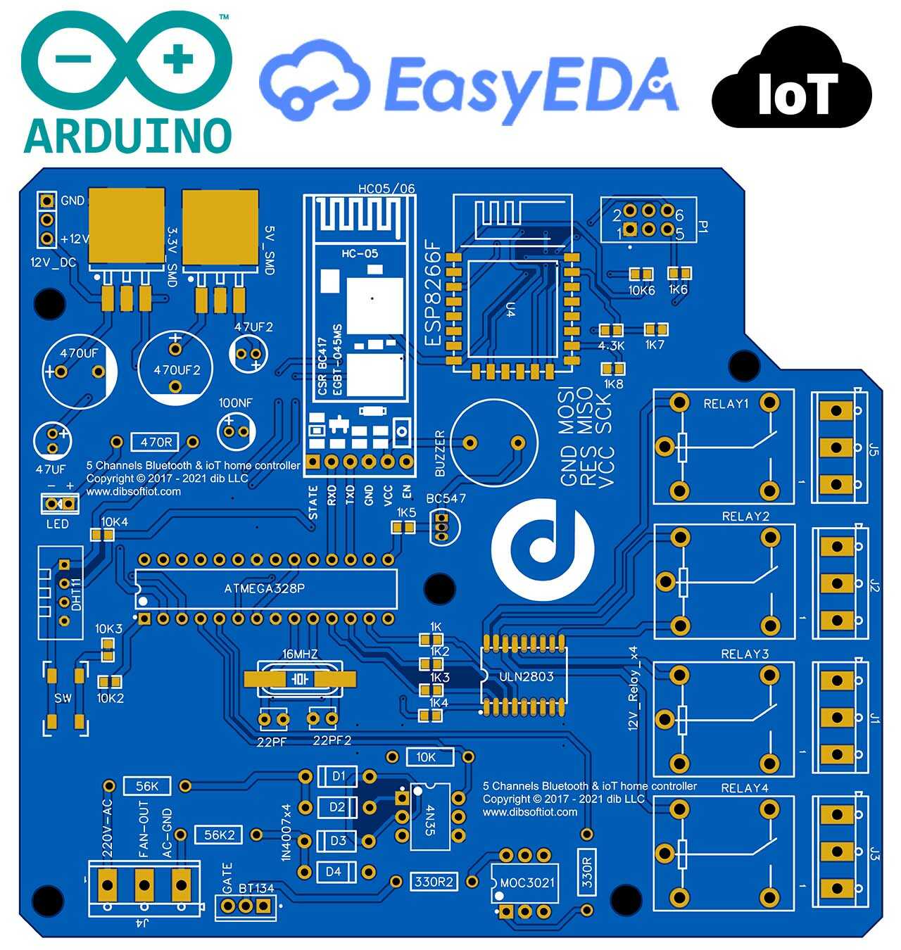 ioT Smart Home Automation Android App + Circuit + Gerber - 7