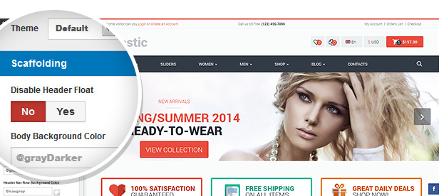 Flatastic Responsive Multipurpose VirtueMart Theme