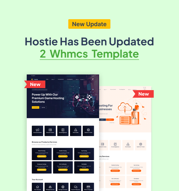 Hostie - Web Hosting & WHMCS HTML Template