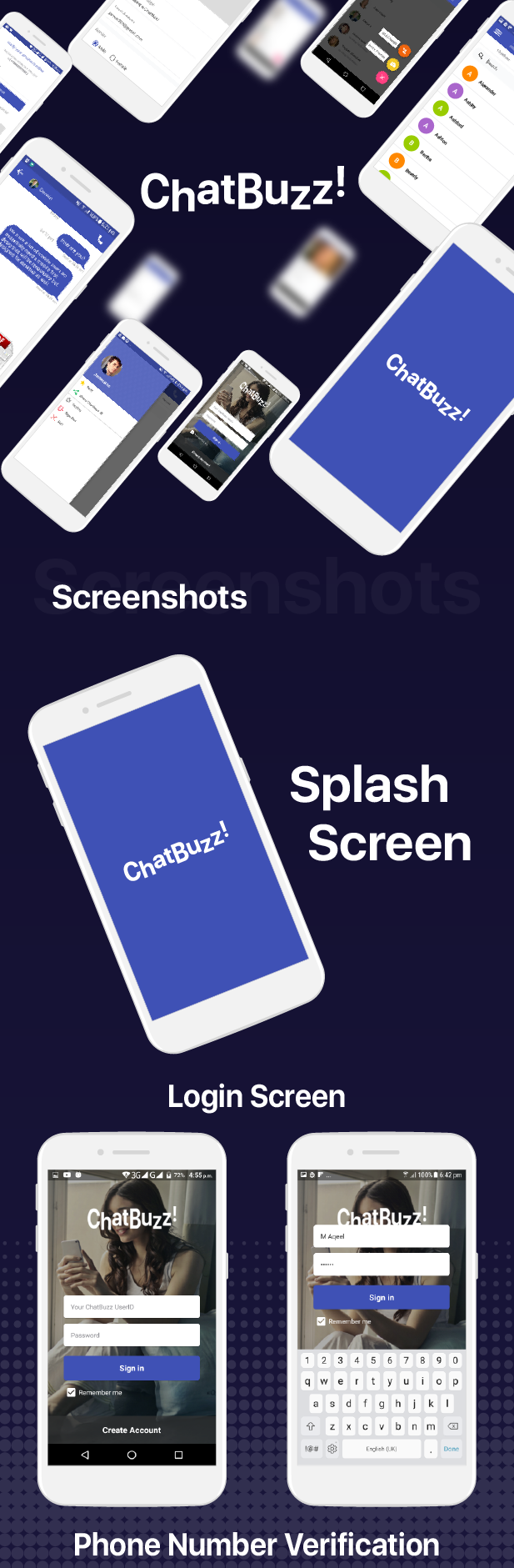 Chatbuzz - Nimbuzz Clone Social Messenger app v1.8 - 3